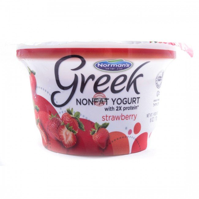 Norman's strawberry Greek yogurt 6 oz
