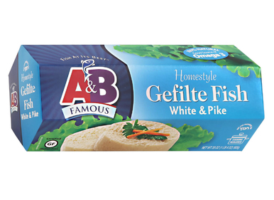 A&B gefilte fish pike/white 20 oz