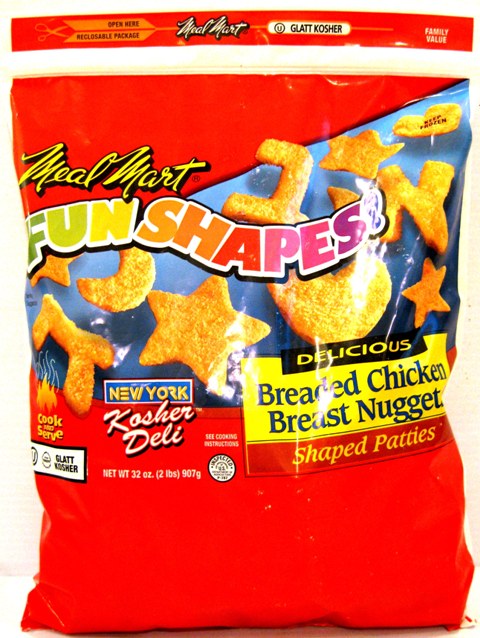 Meal Mart Fun Shapes Breaded Chicken Breats Nuggets 32 oz