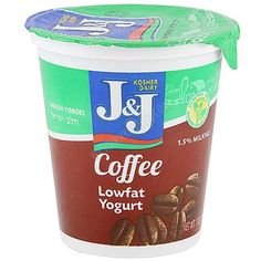 J&J yogurt coffee 7 oz