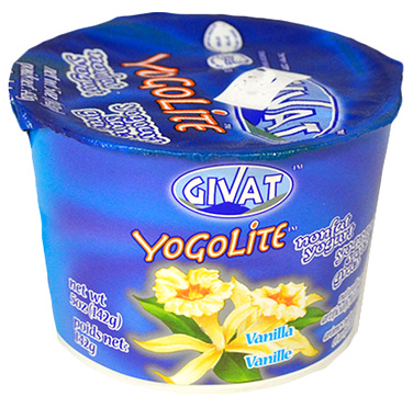 Givat Nonfat Yogurt Vanilla Yogolite 5 oz