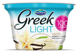 Norman's Greek 100 cal vanilla yogurt 5 oz