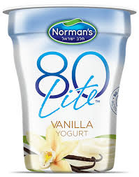 Norman's 80 cal lite vanilla yogurt 6 oz