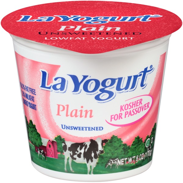La yogurt plain 6 oz