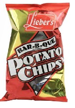Lieber's BBQ Potato Chips 5 oz