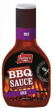 Lieber';s BBQ Sauce Bold Recipe 18 oz