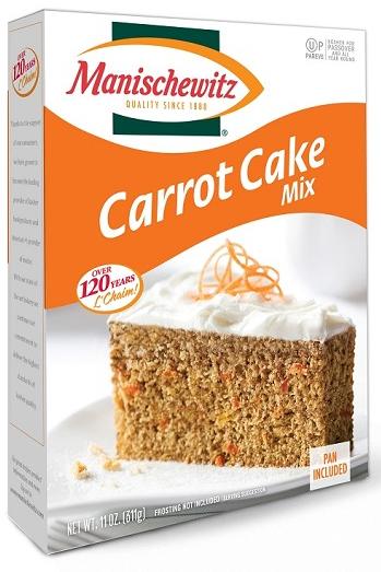 Manischewitz Carrot Cake Mix 11 oz