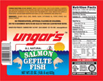 Ungar's All Natural Salmon Gefilte Fish Passover 22 oz